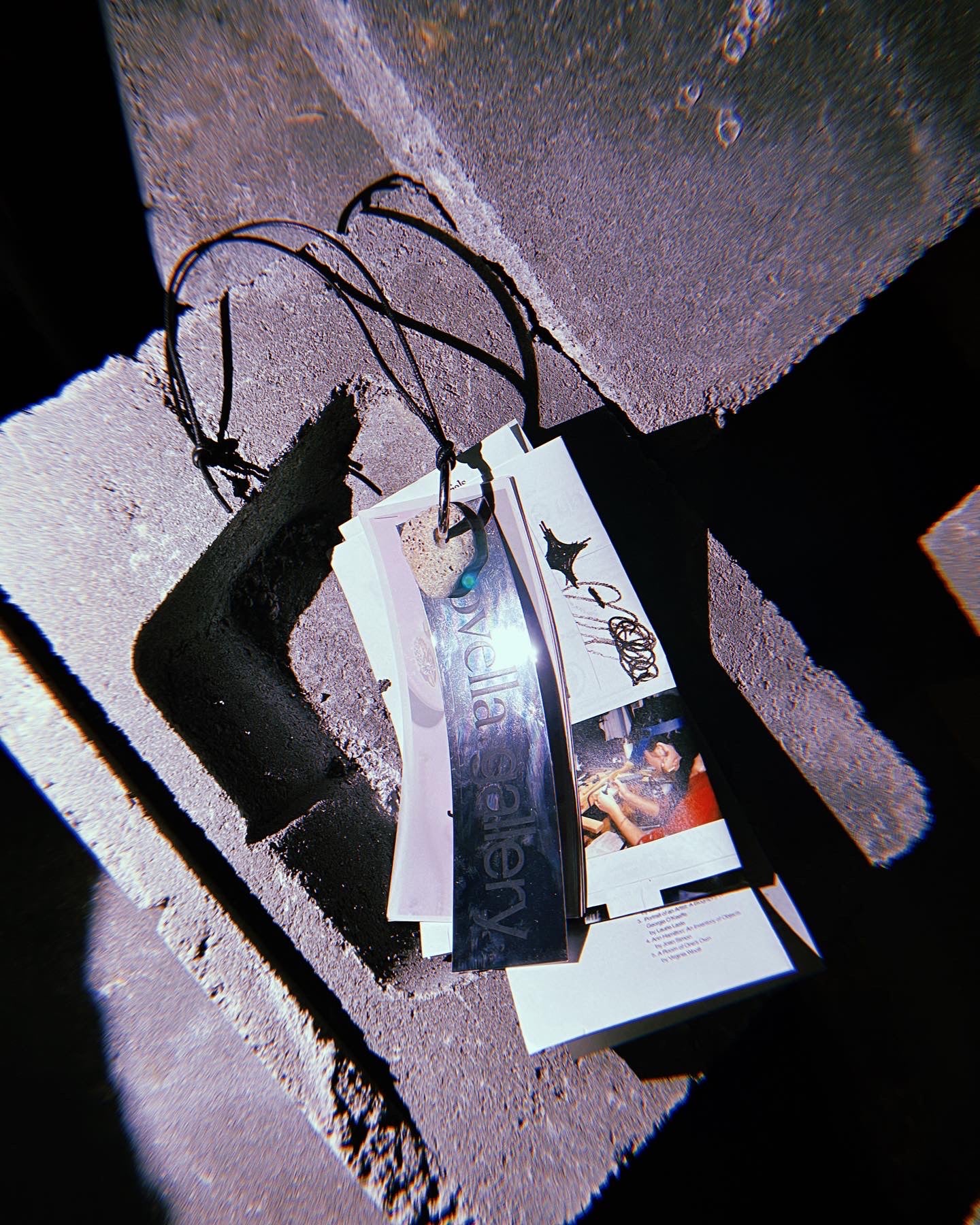 Source Materials Zine Necklace