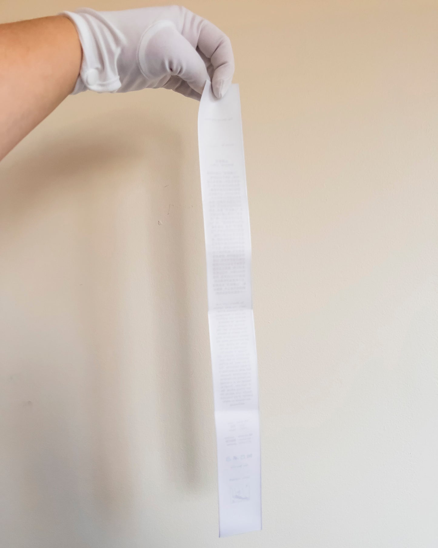 Care Label Bookmark